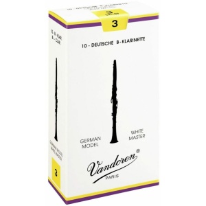 Vandoren BOX 10 ANCE WHITE MASTER 4 CLAR SIB