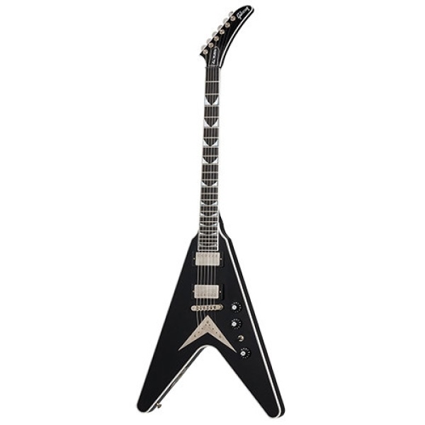 GIBSON DAVE MUSTAINE FLYING V EXP LTD VOS EBONY (CUSTOM SHOP)