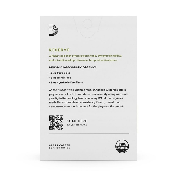 D'addario RESERVE 2.0 BOX 10 ANCE ALTO SAX