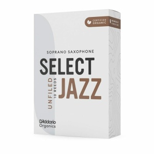 D'addario SELECT JAZZ UNFILED 3S BOX 10 ANCE SAX SOPRANO