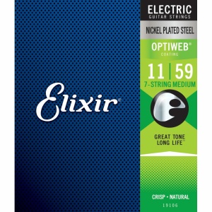 ELIXIR 19106 ELECTRIC NICKEL PLATED STEEL OPTIWEB