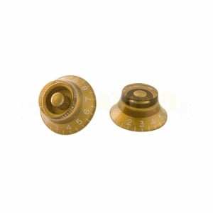 Gibson PRHK-020 top hat knobs Gold 4/pkg