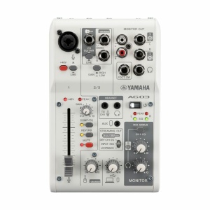 YAMAHA AG03 MK2W Mixer 3 Canali Live Streaming Mixer finitura Bianca