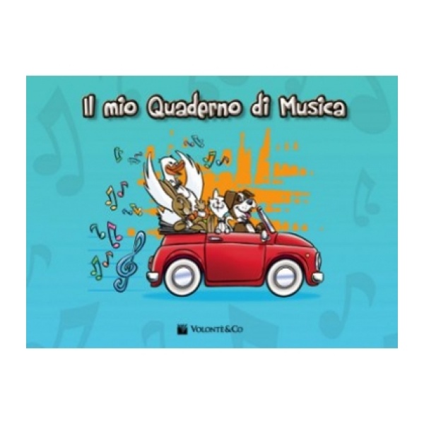 MIO QUADERNO MUSICA CON RIGHI SPAZIATI LARGHI MB360