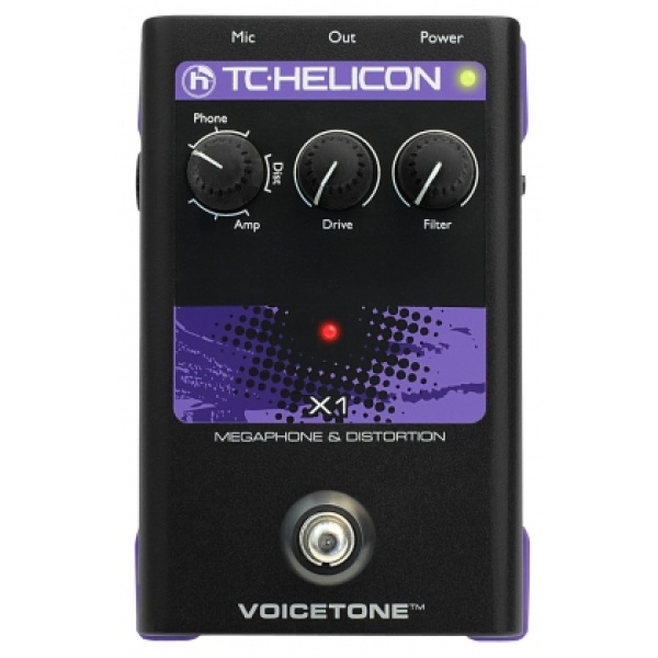 TC HELICON VOICETONE X1 MEGAPHON AND DISTORTION