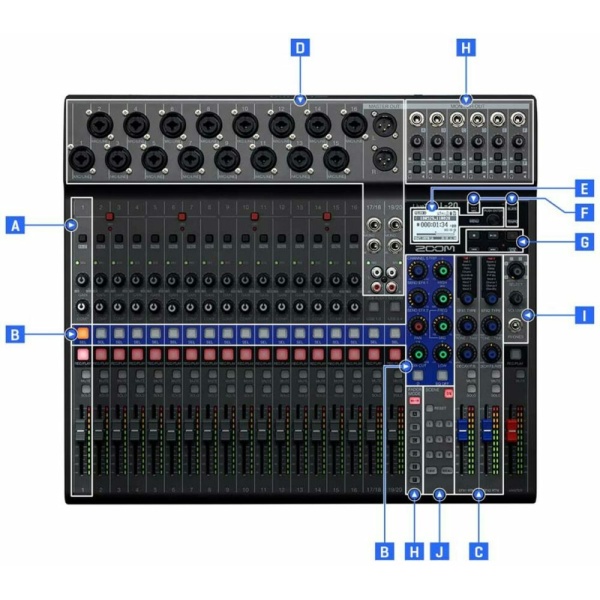 Zoom L20 LIVE TRAK MIXER DIGITALE