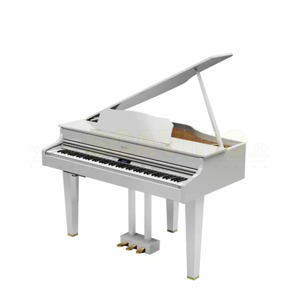 Roland GP607PW Pianoforte Digitale codino Bianco Lucido
