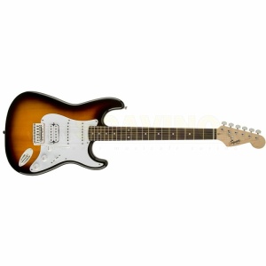 Fender Squier Bullet Stratocaster HSS Brown Sunburst 0370005532