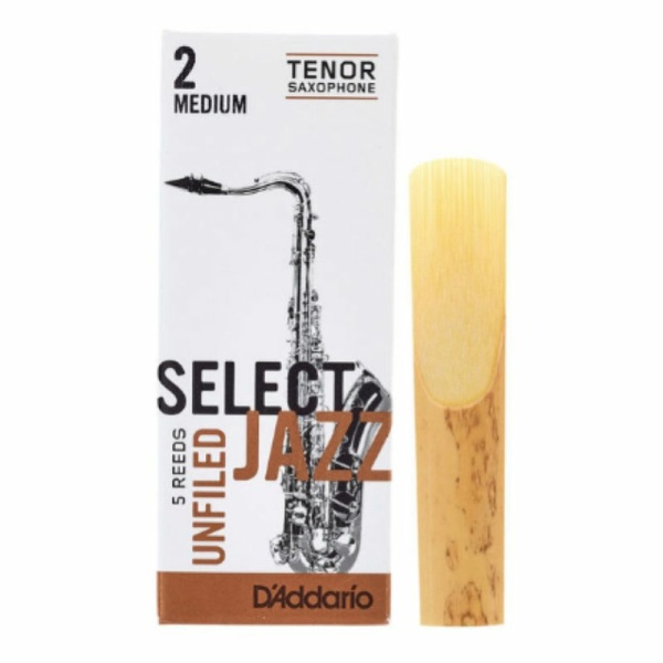 D'Addario Select Jazz Unfiled Ance per Sax Tenore 2M