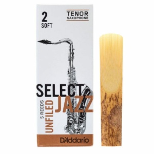 D'Addario Select Jazz Unfiled Ance per Sax Tenore 2S