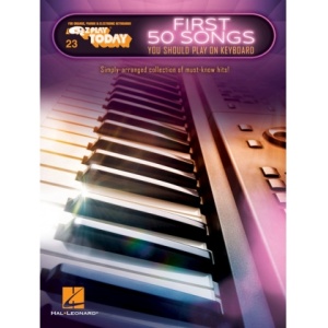 AAVV FIRST 50 SONGS YOU SHOULD PLAY ON KEYBOARD