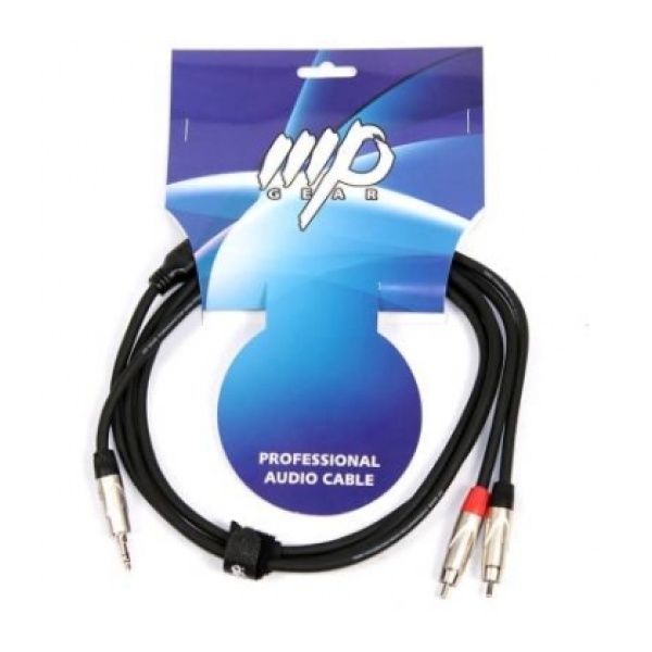 MP GEAR PY007/2M CAVO JACK 3.5/2 RCA 2MT