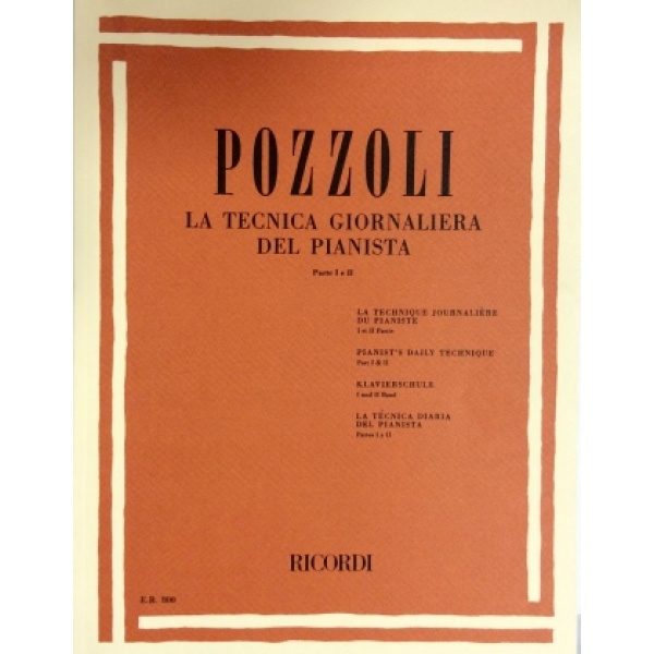POZZOLI TECNICA GIORNALIERA DEL PIANISTA PARTE I E II