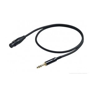 PROEL CHL210LU1 CAVO XLR FEMM JACK TRS