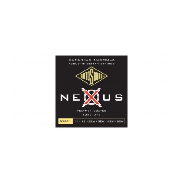 ROTOSOUND NXA11 NEXUS MUTA ACUST. COATED PHOSPHOR BRONZE  11-52