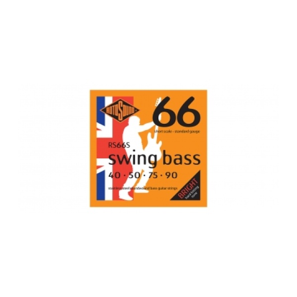 ROTOSOUND RS66S SWING BASS 66 MUTA  STAINLESS STEEL SHORT 40-90