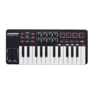 SAMSON GRAPHITE M25 MINI USB MIDI CONTROLLER