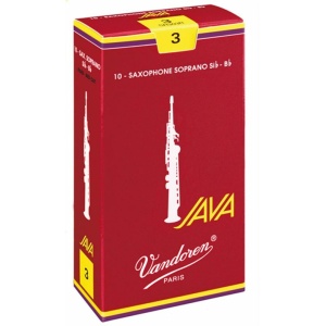 Vandoren BOX 10 ANCE JAVA RED 4 SAX SOPRANO