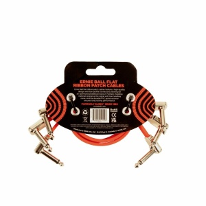 Ernie Ball 6403 Flat Ribbon Patch Cable Red 30