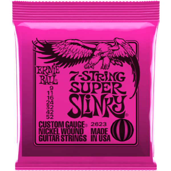 ERNIE BALL 2623 7S SET SL NKL 9-52