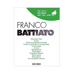 FRANCO BATTIATO RICORDI POP LIBRARY PVG