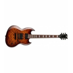 LTD LTD VIPER-256 - Dark Brown Sunburst