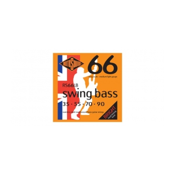 ROTOSOUND RS66LB SWING BASS 66 MUTA  STAINLESS STEEL 35-90