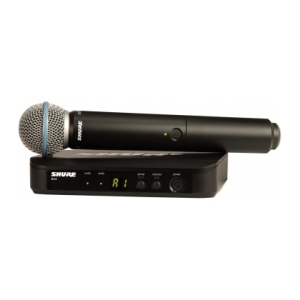 SHURE BLX24 BETA58 M17 RADIO A MANO