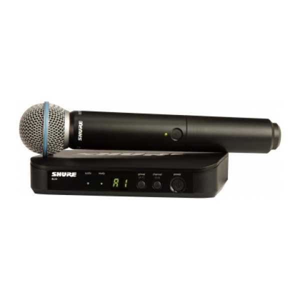 SHURE BLX24 BETA58 M17 RADIO A MANO