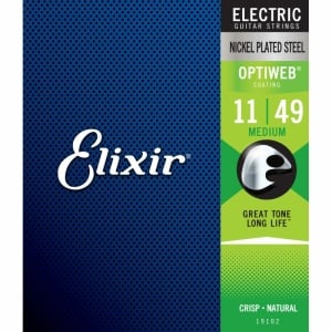 Elixir19102 Optiweb Muta Corda per Chitarra Elettrica