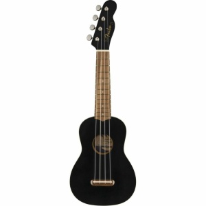 Fender VENICE SOPRANO BLACK WN UKULELE