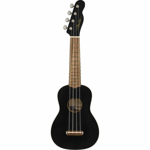 Fender VENICE SOPRANO BLACK WN UKULELE