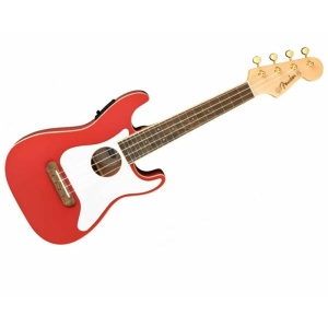 Fender FULLERTON STRAT FIESTA RED LE UKULELE