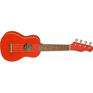 Fender VENICE SOPRANO FIESTA RED WN UKULELE