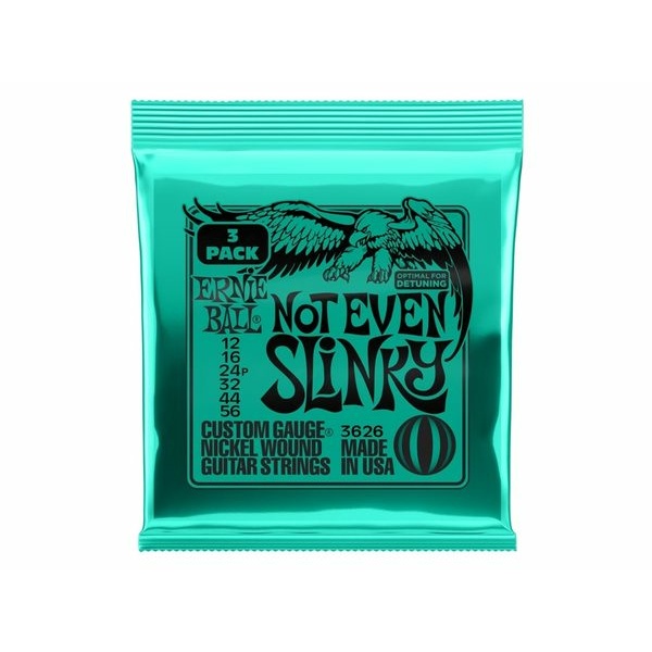 ERNIE BALL 3626 Not Even Slinky Nickel 12/56 - 3 PACK