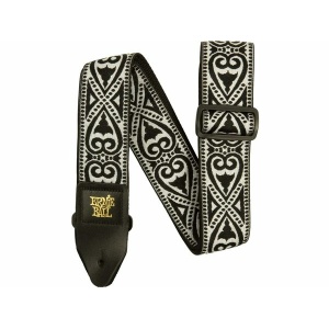 ERNIE BALL 5345 Black Heart Jacquard Strap