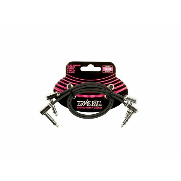 ERNIE BALL 6405 Flat Ribbon 2xStereo Patch Cable - 30