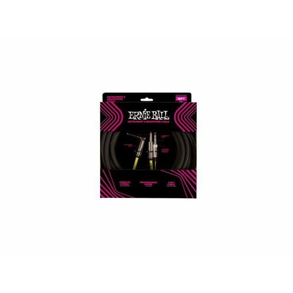 ERNIE BALL 6411 Instrument and Headphone Cable