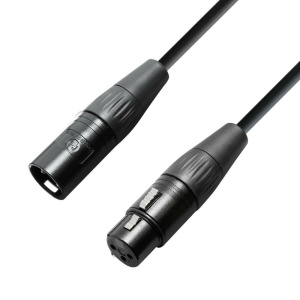 ADAM HALL K4KMMF0100 KRYSTAL EDITION CAVO MICROFONO OCC XLR FEMMINA A XLR MASCHIO 1 M