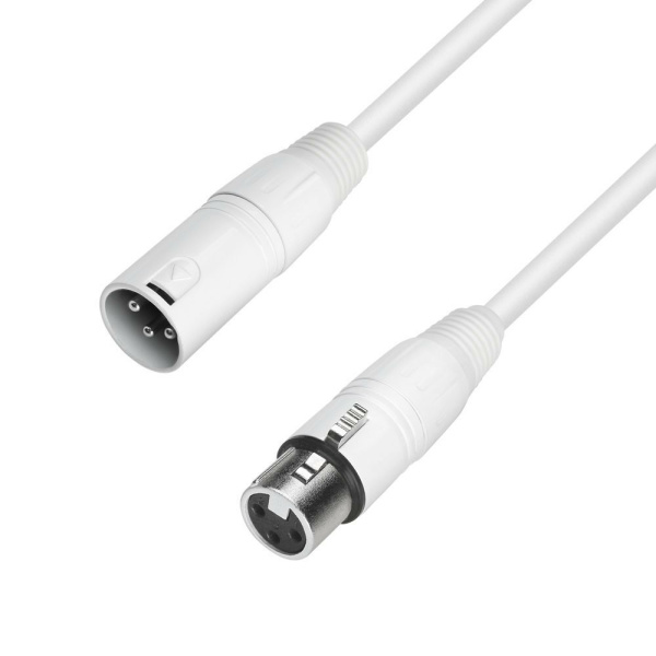 ADAM HALL K4MMF1000W CAVO PER MICROFONO BIANCO 10 MT