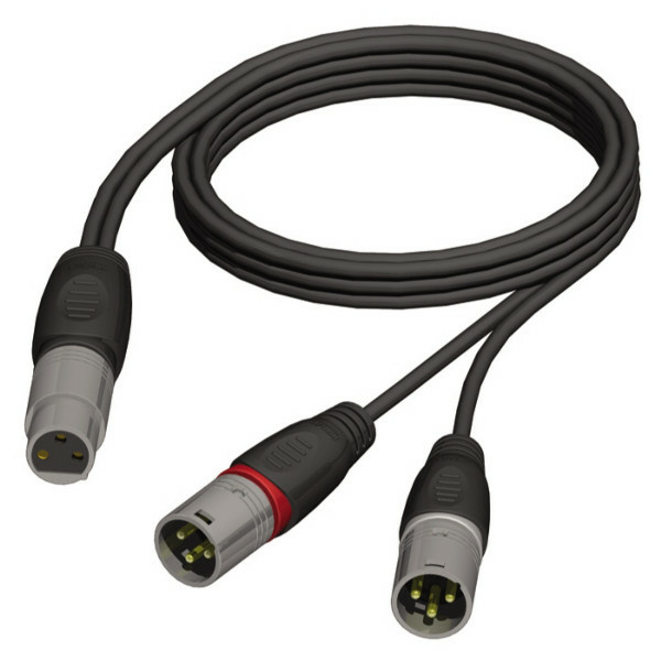 ADAM HALL KCREF735150 CAVO AUDIO XLR FEMMINA A 2 X XLR MASCHIO 1