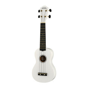 BATON ROUGE NU1S-WT UKULELE SOPRANO NOIR WHITE