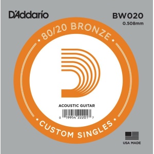 D'ADDARIO BW020 CORDA SINGOLA .020