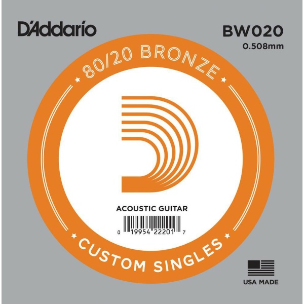 D'ADDARIO BW020 CORDA SINGOLA .020