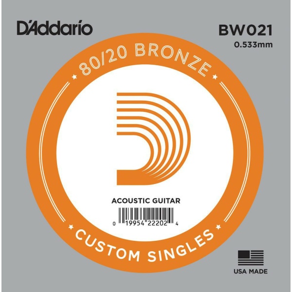 D'ADDARIO BW021 CORDA SINGOLA .021