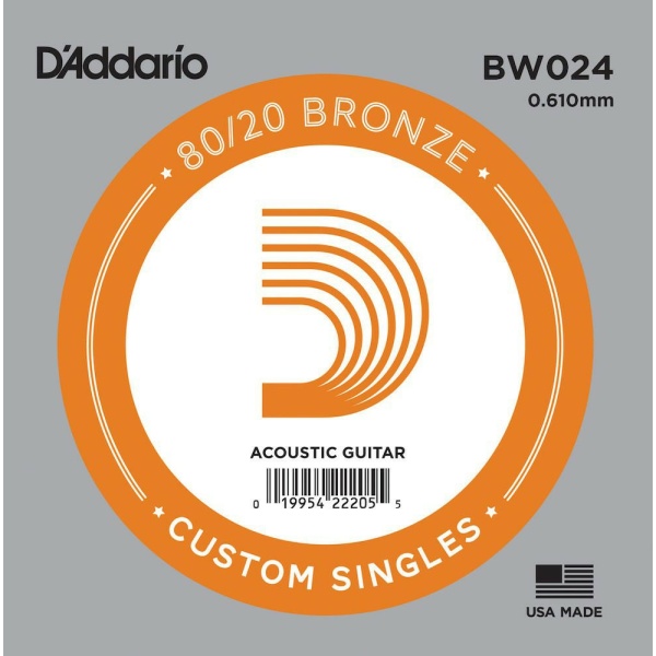 D'ADDARIO BW024 CORDA SINGOLA .024