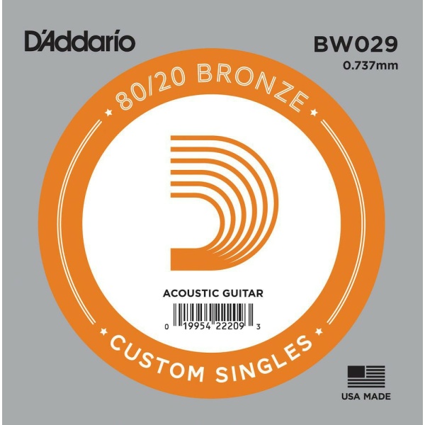 D'ADDARIO BW029 CORDA SINGOLA .029