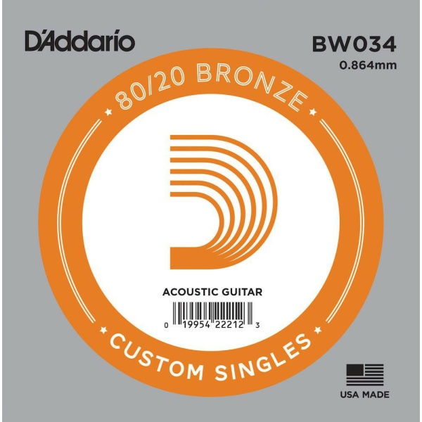 D'ADDARIO BW034 CORDA SINGOLA .034
