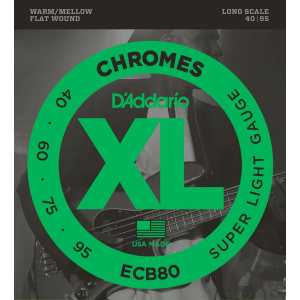 D'ADDARIO ECB80 CHROMES BASS STRINGS 40-95