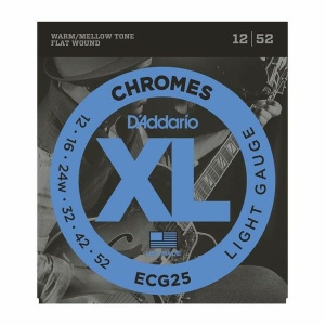 D'ADDARIO ECG25 CHROMES 12/52 FLATWOUND